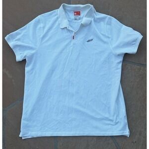 Men's Nike DRI-FIT Court Heritage "The Nike Polo" White Size XL EUC